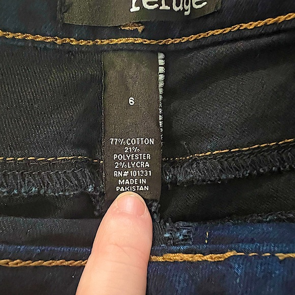 Refuge High Waister Skinny Jeans Sz 6 - Picture 3 of 4